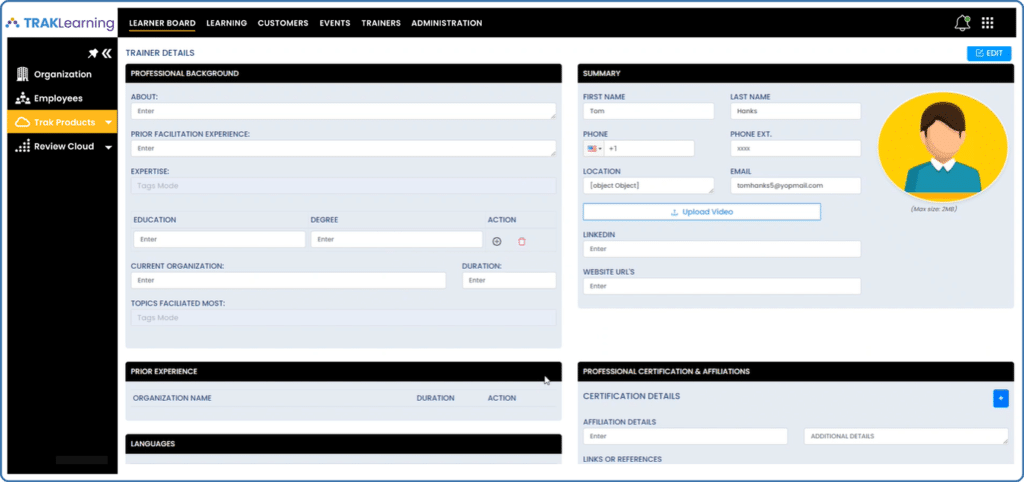 Assign learners, trainers, and logistical support